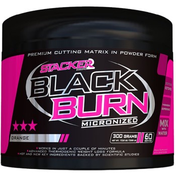 Stacker2 Black Burn Micronized, 300 Grams