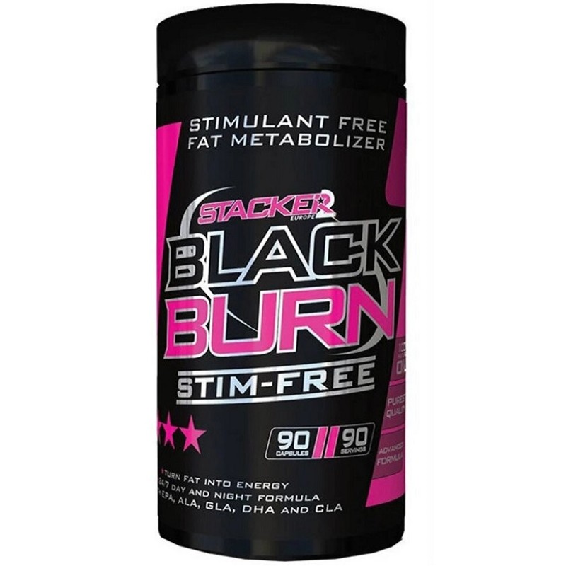 Stacker2 Black Burn Stim-Free, 90 Capsules
