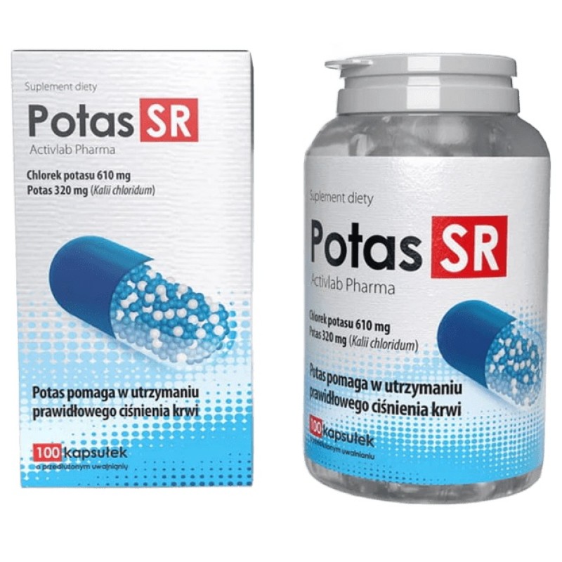 Activlab Pharma Potas SR, 100 Capsules