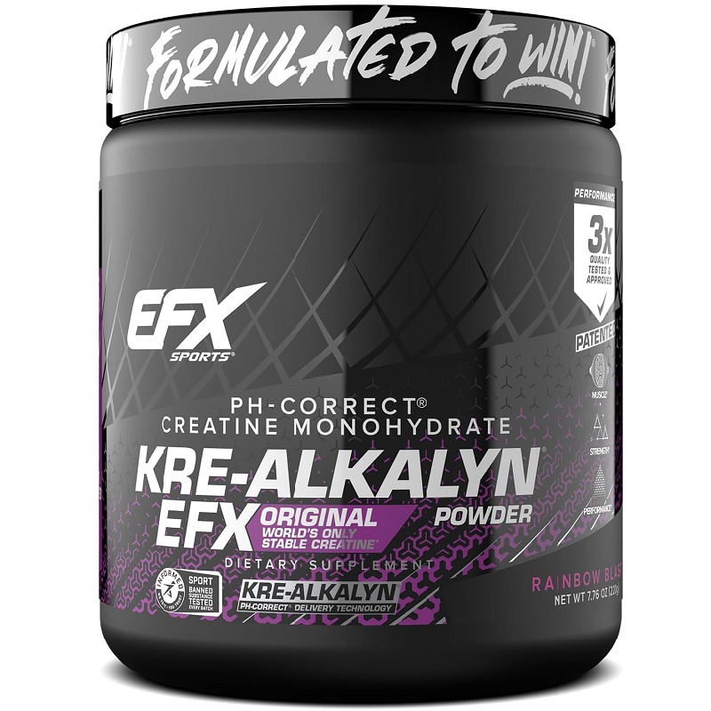 EFX Sports Kre-Alkalyn Powder Flavor, 220 Grams