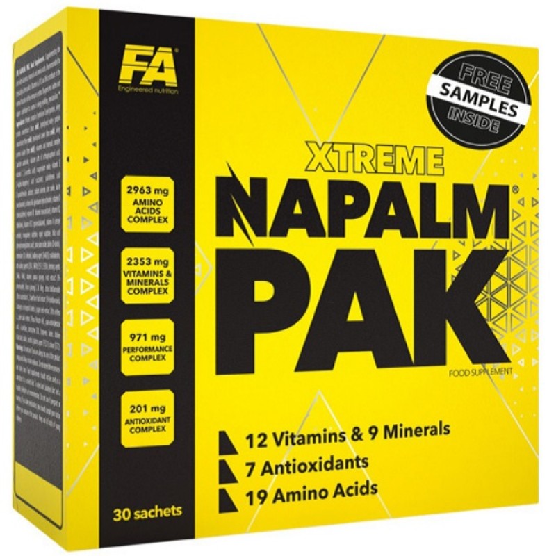FA Nutrition Xtreme Napalm PAK, 30 Sachets