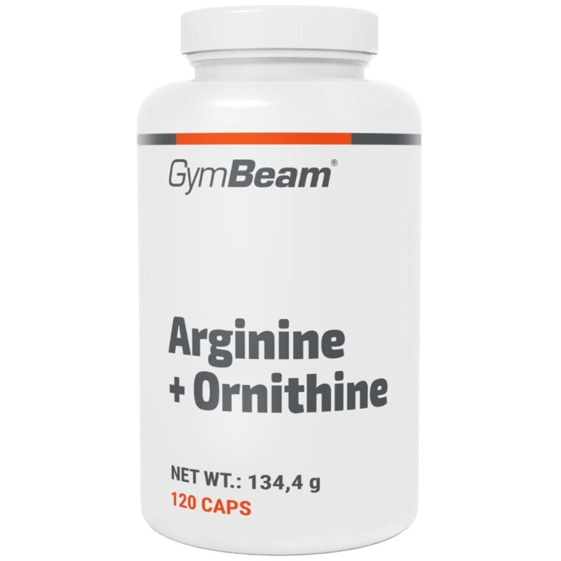 Gym Beam Arginine + Ornithine, 120 Capsules