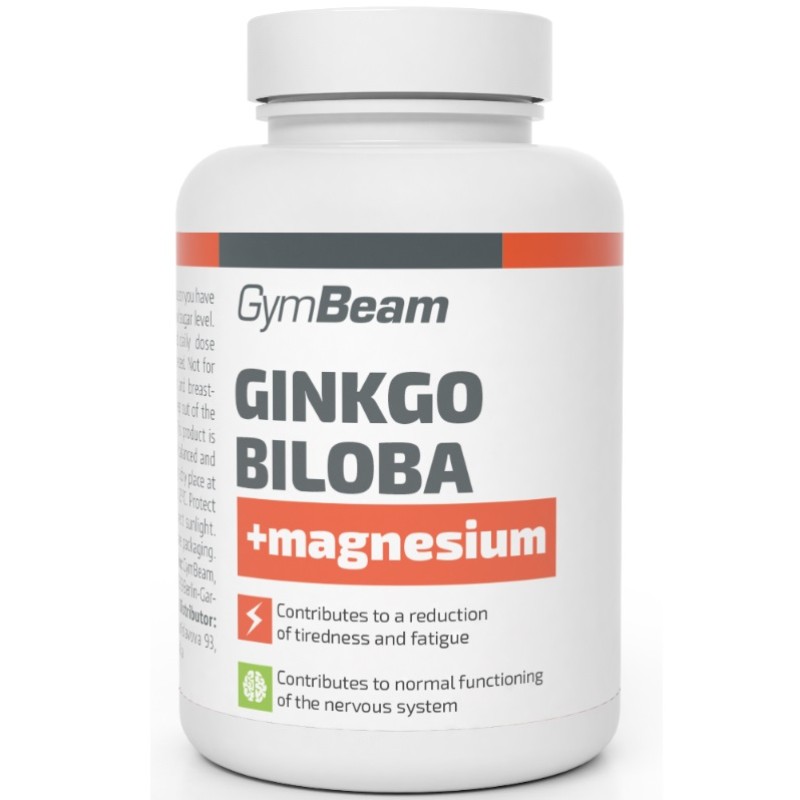Gym Beam Ginkgo Biloba + Magnesium, 90 Capsules
