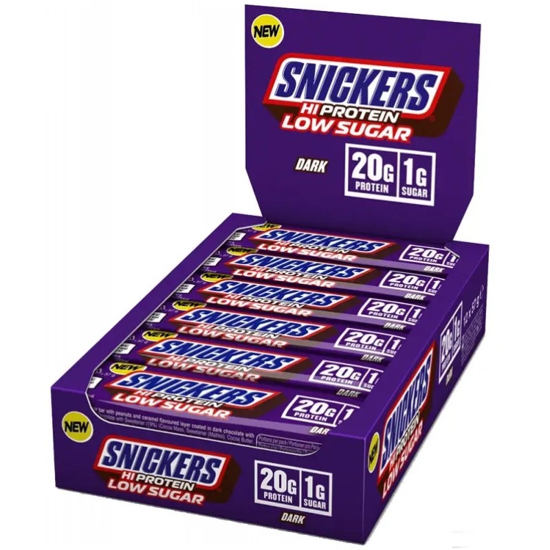 Mars Protein Snickers Dark Low Sugar High Protein Bar, 1x57 Grams