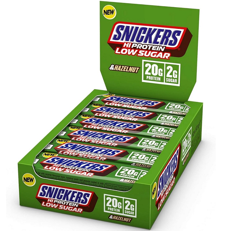 Mars Protein Snickers Hazelnut Low Sugar High Protein Bar, 1x57 Grams