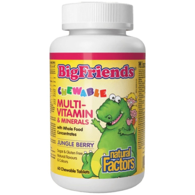 Natural Factors Chewable Multivitamin & Minerals with Whole Food Concentrates, 60 Chewables