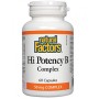Natural Factors Hi Potency B Complex, 60 Capsules