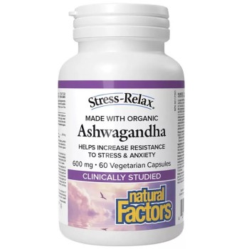 Natural Factors KSM-66 Ashwagandha® 600 mg Helps Increase Resistance to Stress and Anxiety, 60 Capsules