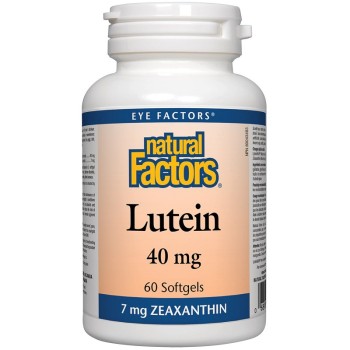 Natural Factors Lutein 40 mg with Zeaxanthin, 60 Softgels