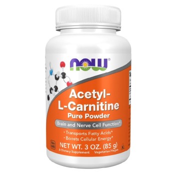 NOW Acetyl L-Carnitine Pure Powder, 85 Grams