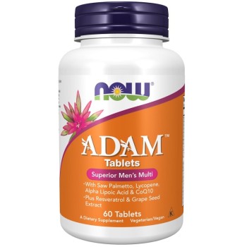 NOW Adam Men's Multiple Vitamin, 60 Tablets