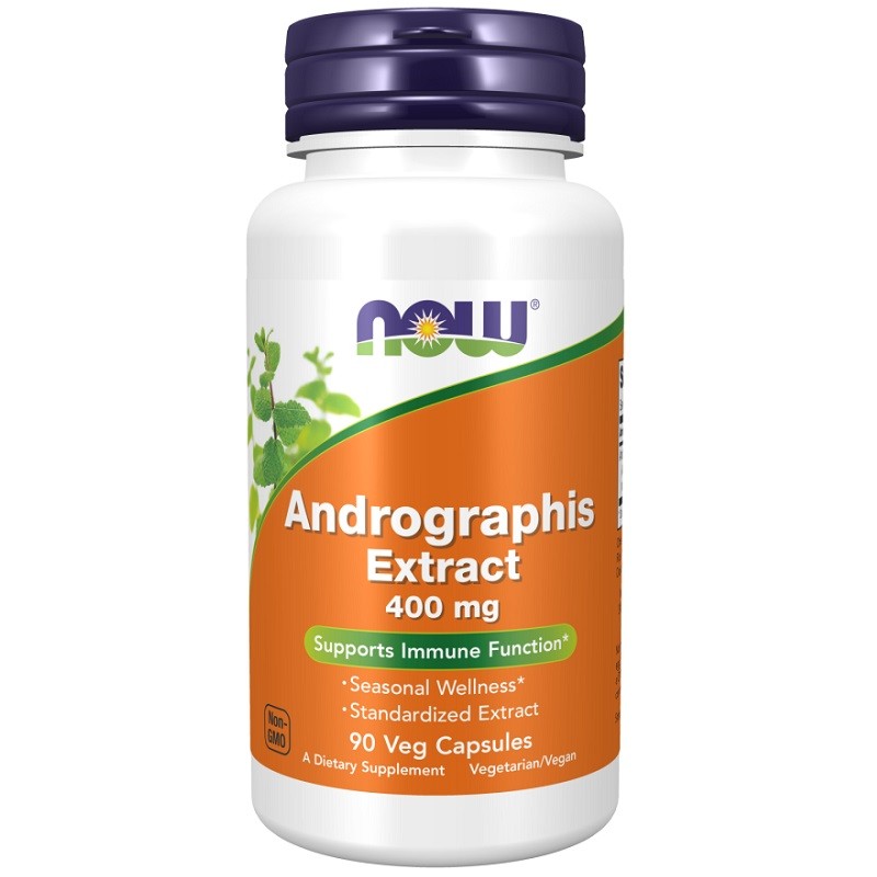 NOW Andrographis Extract 400 mg, 90 Veg Capsules