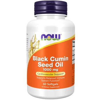 NOW Black Cumin Seed Oil, 60 Softgels