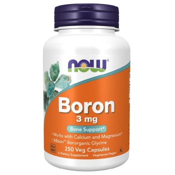 NOW Boron 3mg, 250 Veg Capsules
