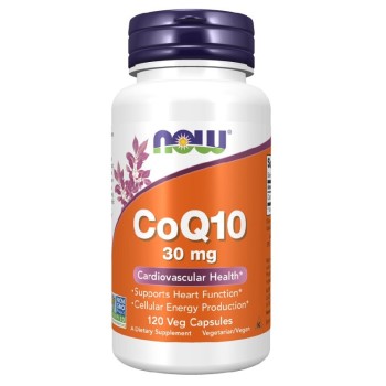 NOW CoQ10 30 mg, 120 Veg Capsules