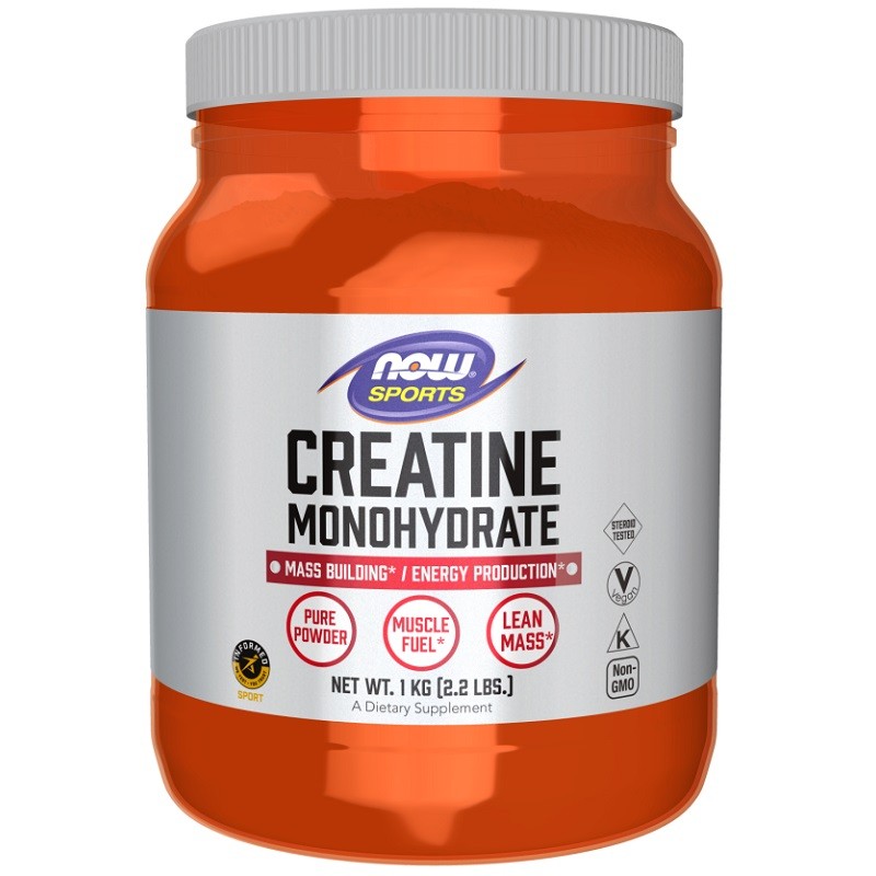 NOW Creatine Monohydrate Powder, 1000 Grams