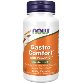 NOW Gastro Comfort with PepZin GI, 60 Veg Capsules