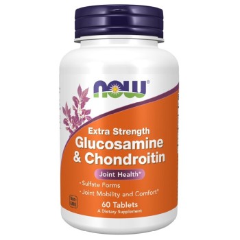 NOW Glucosamine and Chondroitin Extra Strength, 60 Tablets