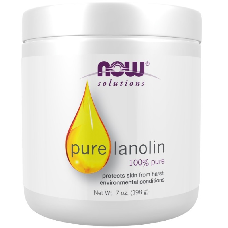 NOW Lanolin 100% Pure, 198 Grams