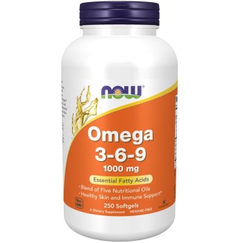 NOW Omega 3-6-9 1000mg, 250 Softgels