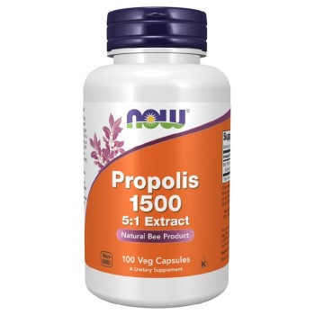 NOW Propolis 1500 5:1 Extract, 100 Veg Capsules