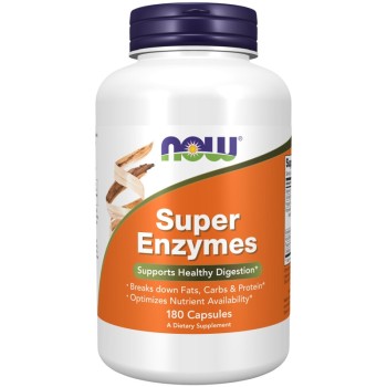 NOW Super Enzymes, 180 Capsules