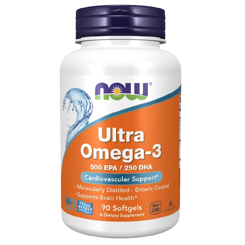 NOW Ultra Omega-3, 90 Softgels