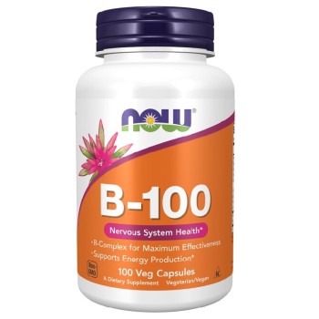 NOW Vitamin B-100, 100 Veg Capsules