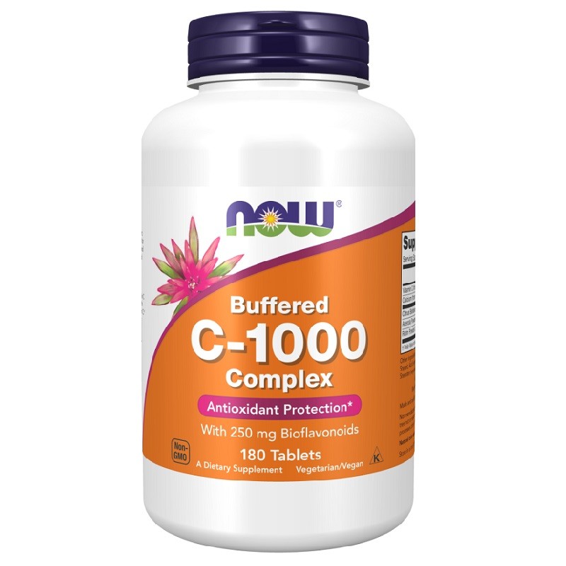 NOW Vitamin C-1000 Complex, 180 Tablets