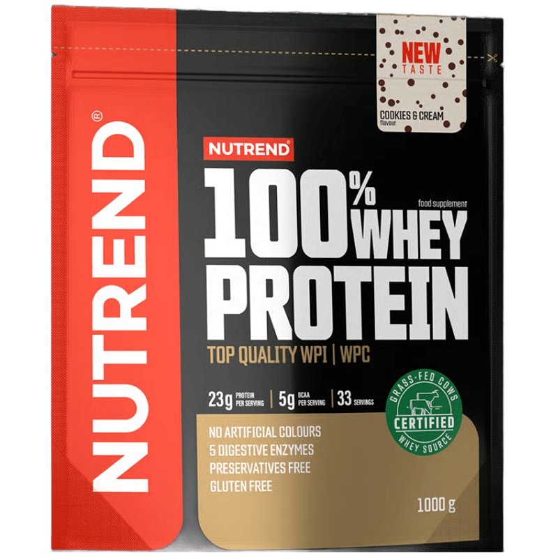 Nutrend 100% Whey Protein, 800 Grams