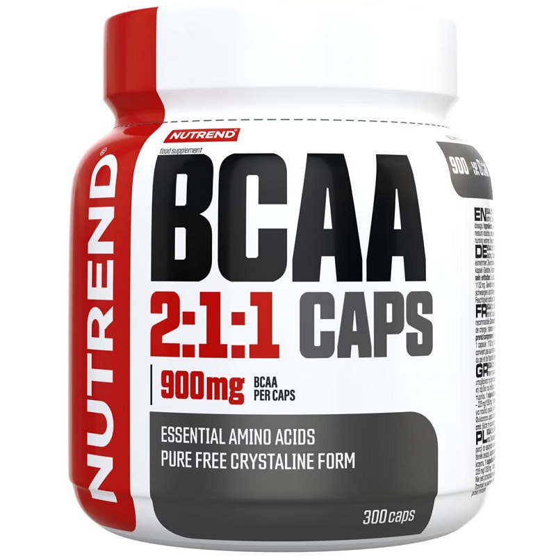 Nutrend BCAA 2:1:1 Caps, 300 Capsules