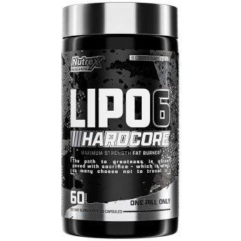 Nutrex Lipo 6 Hardcore, 60 Capsules