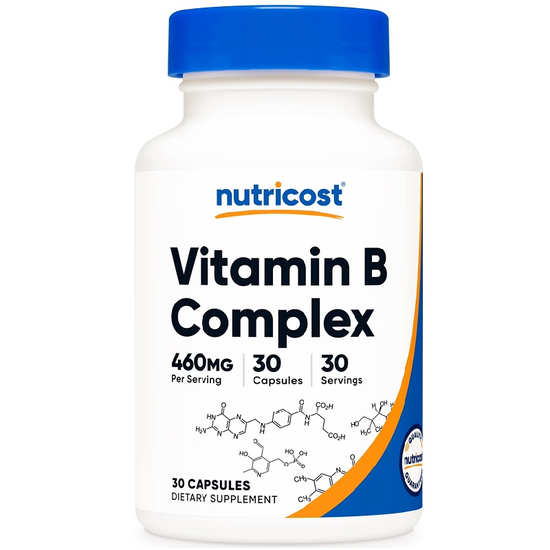 Nutricost Vitamin B Complex, 30 Capsules