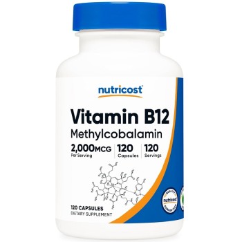 Nutricost Vitamin B12 2,000 mcg, 120 Capsules