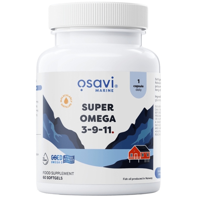 Osavi Super Omega 3-9-11, 60 Softgels