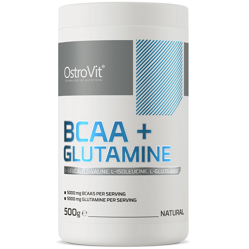 OstroVit BCAA + Glutamine Natural, 500 Grams