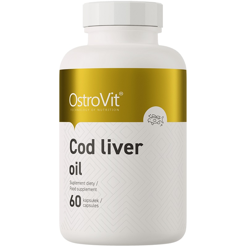 OstroVit Cod Liver Oil, 60 Capsules