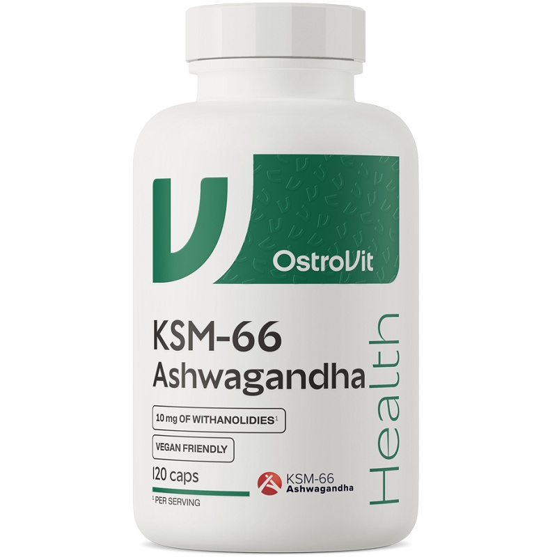 OstroVit KSM-66 Ashwagandha® Vege, 120 Capsules