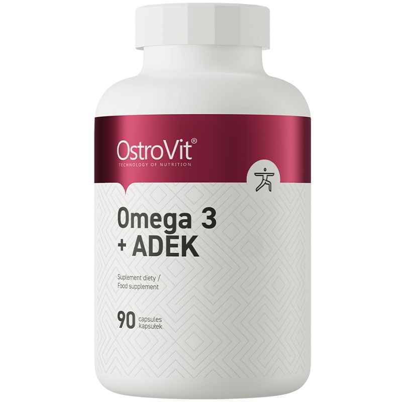 OstroVit Omega 3 + ADEK, 90 Capsules