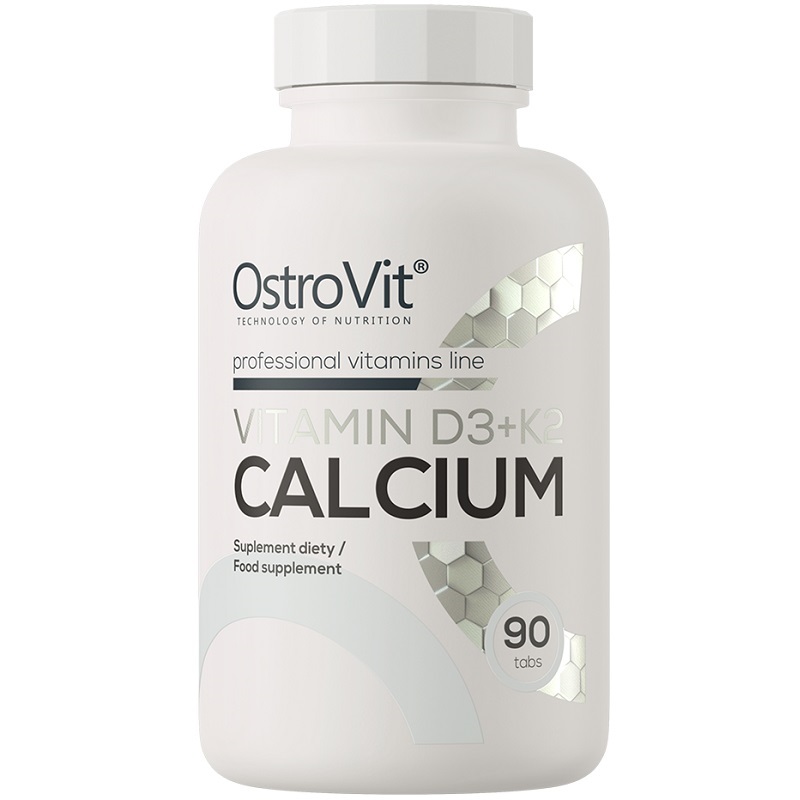 OstroVit Vitamin D3 + K2 + Calcium, 90 Tablets