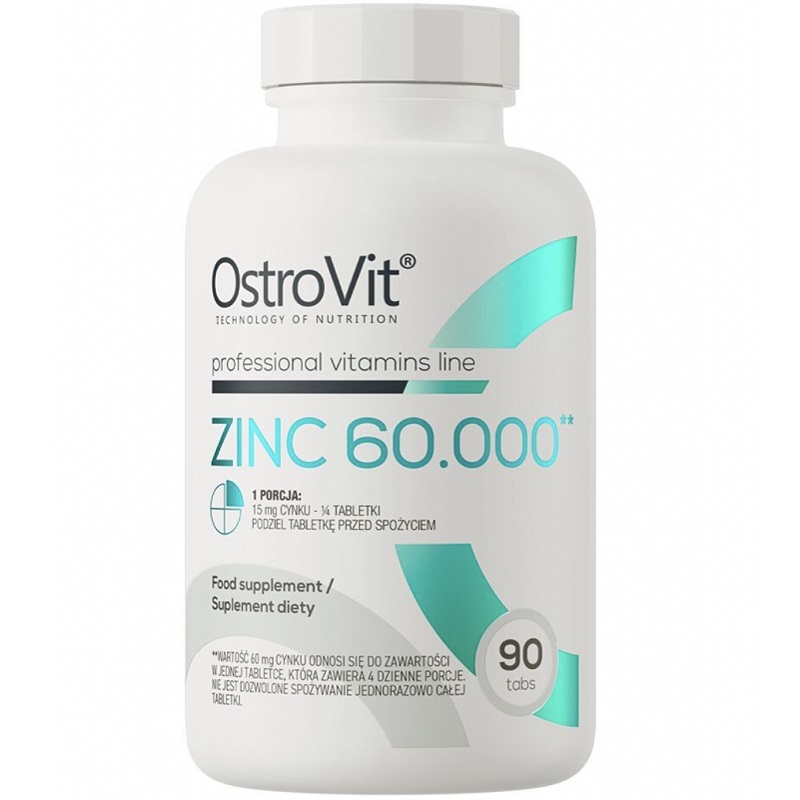OstroVit Zinc 60.000, 90 Tablets