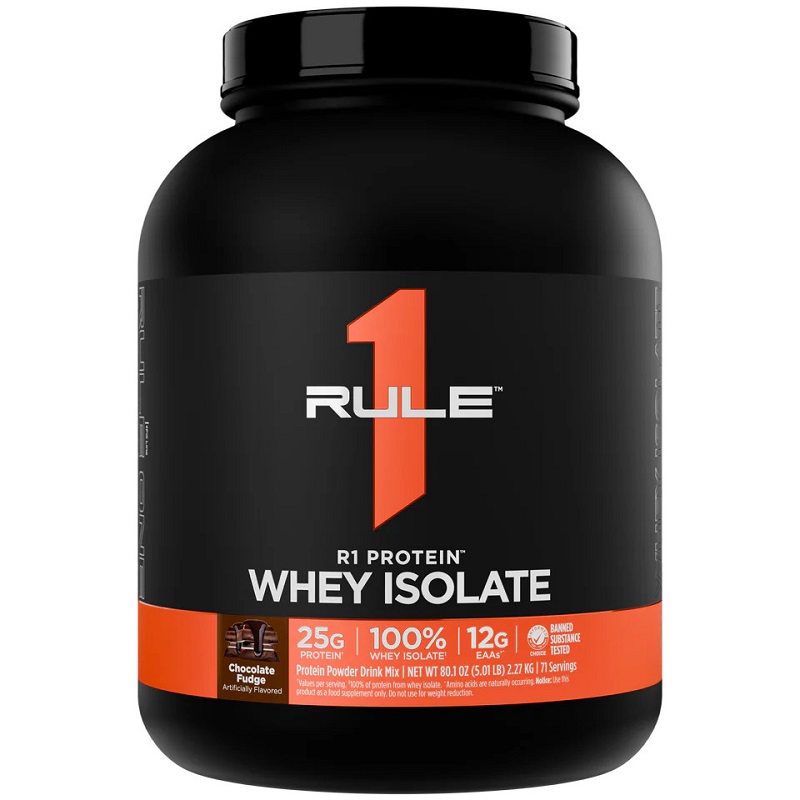 Rule1 R1 Protein Whey Isolate, 2240/2280 Grams