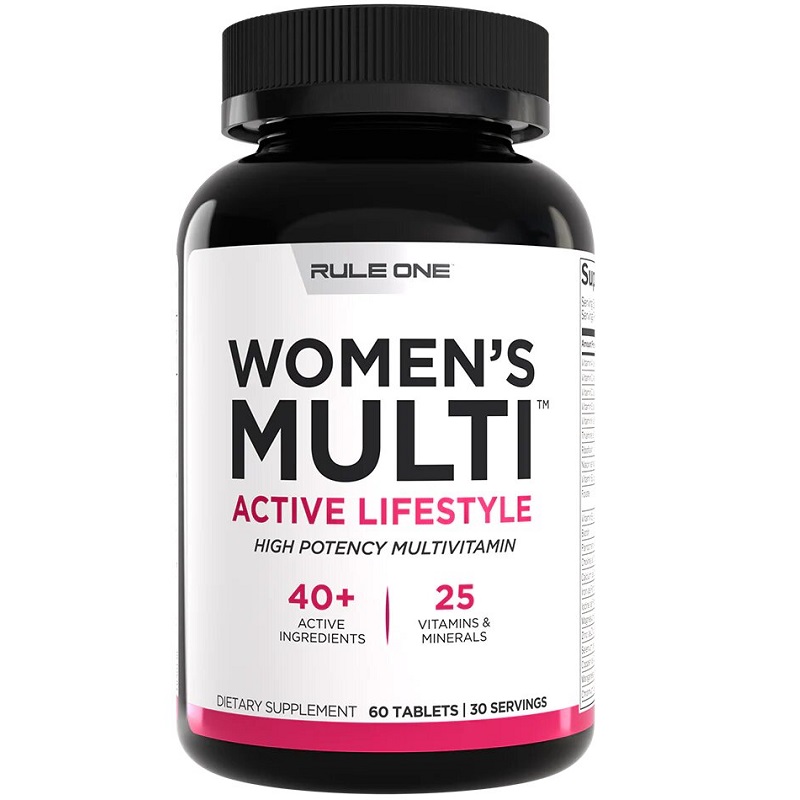 Rule1 Womens Train Daily Multivitamin, 60 Tablets