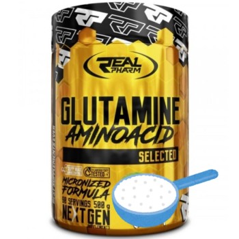 Real Pharm Glutamine Natural, 500 Grams
