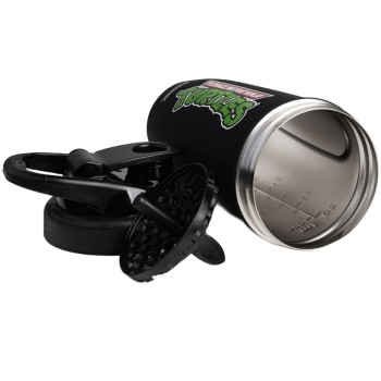 SmartShake Reforce Stainless Steel TMNT Classic Logo Black, 900 ml.