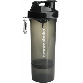 Smartshake Slim Gunsmoke Black, 500 ml
