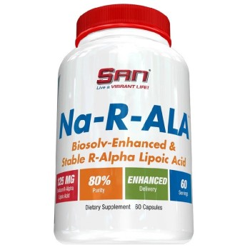 San NA-R-ALA 125mg, 60 Capsules