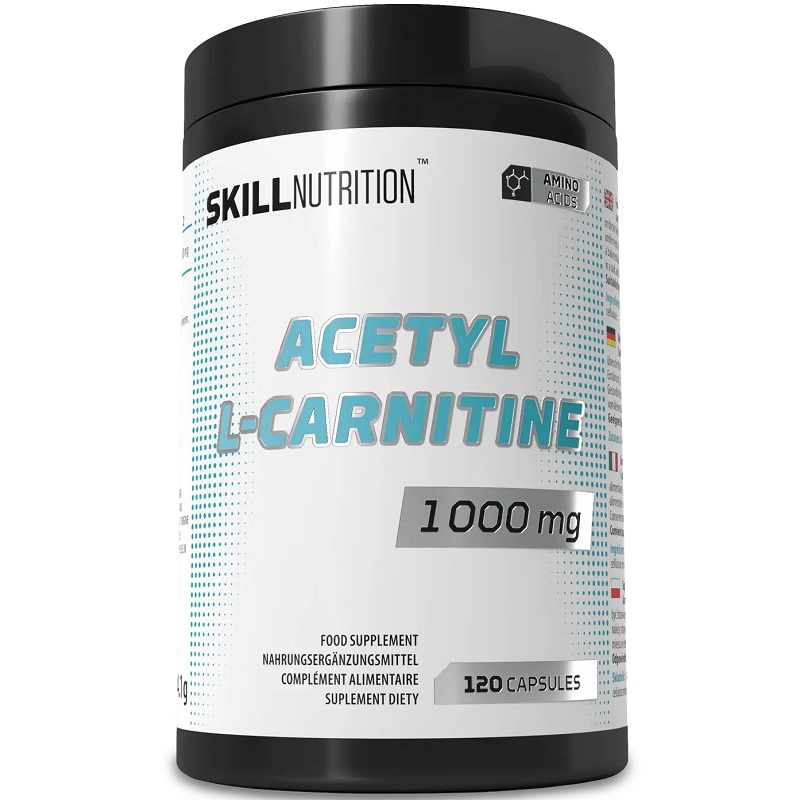 Skill Nutrition Acetyl L-Carnitine 1000 mg, 120 Veg Capsules