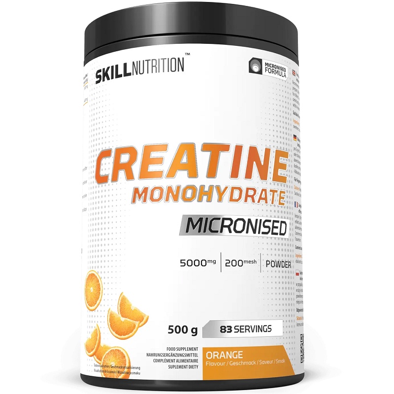 Skill Nutrition Micronised Creatine Monohydrate Flavoured, 500 Grams