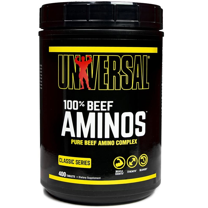 Universal Nutrition 100% Beef Aminos, 400 Tablets